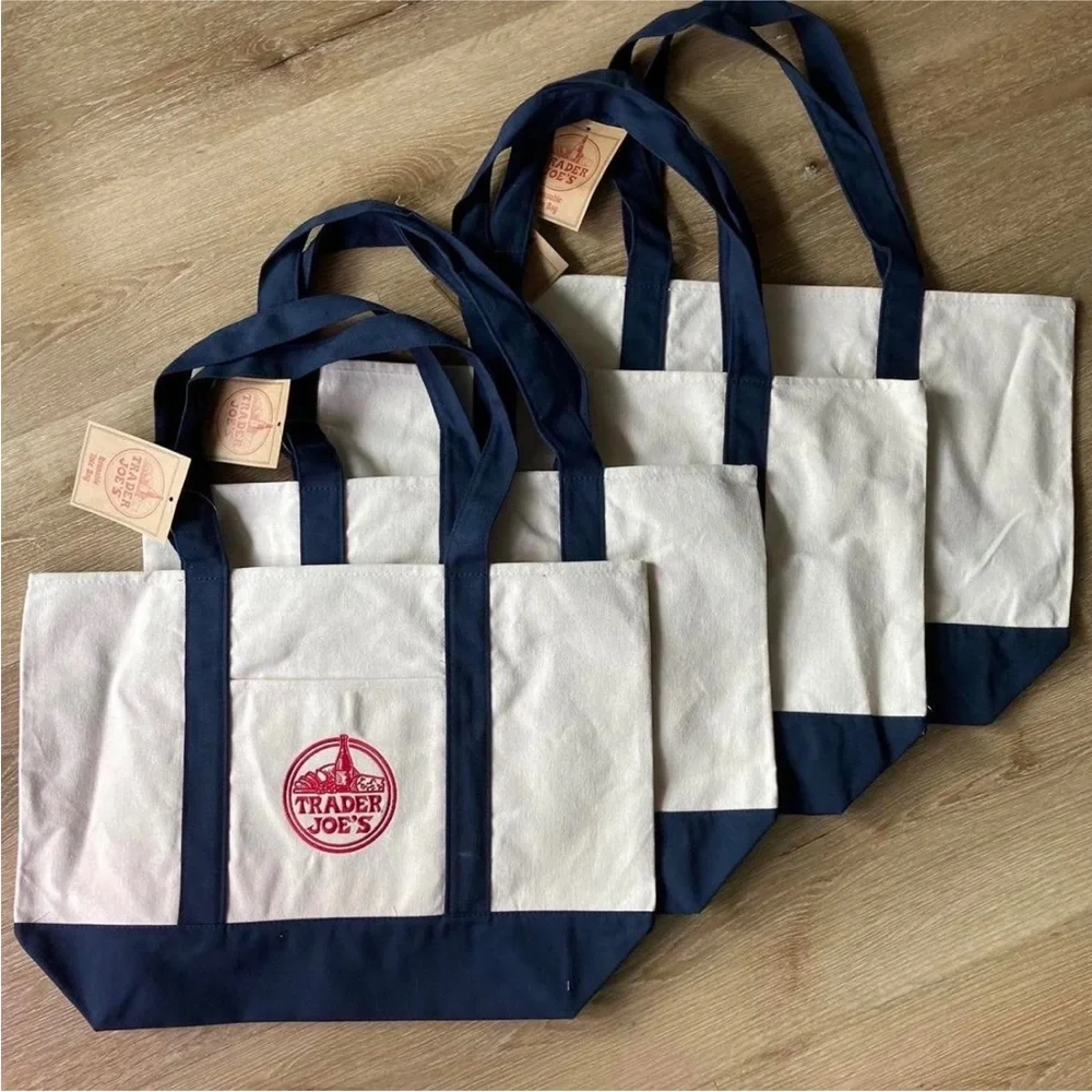 Trader Joe's Canvas Tote Bags - Picture 1 of 1